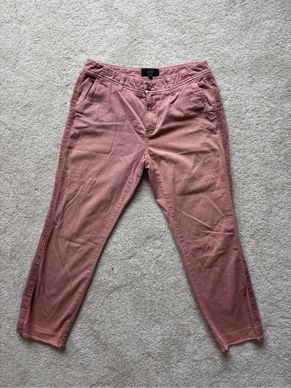 J. Crew Women’s Chino Pants in Dusty Rose Pink